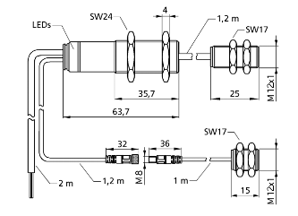 接頭標(biāo)簽檢測傳感器esp-4系列技術(shù)尺寸